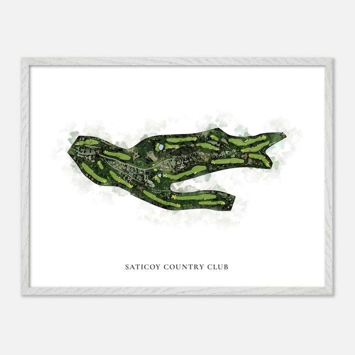 Print of Saticoy Country Club Classic Map