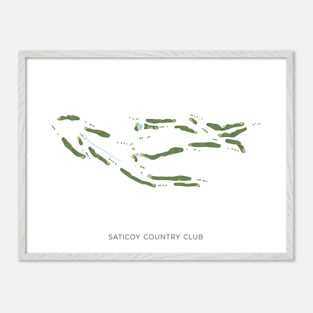 Print of Saticoy Country Club Modern Map