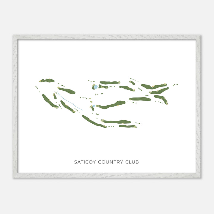 Print of Saticoy Country Club Modern Map