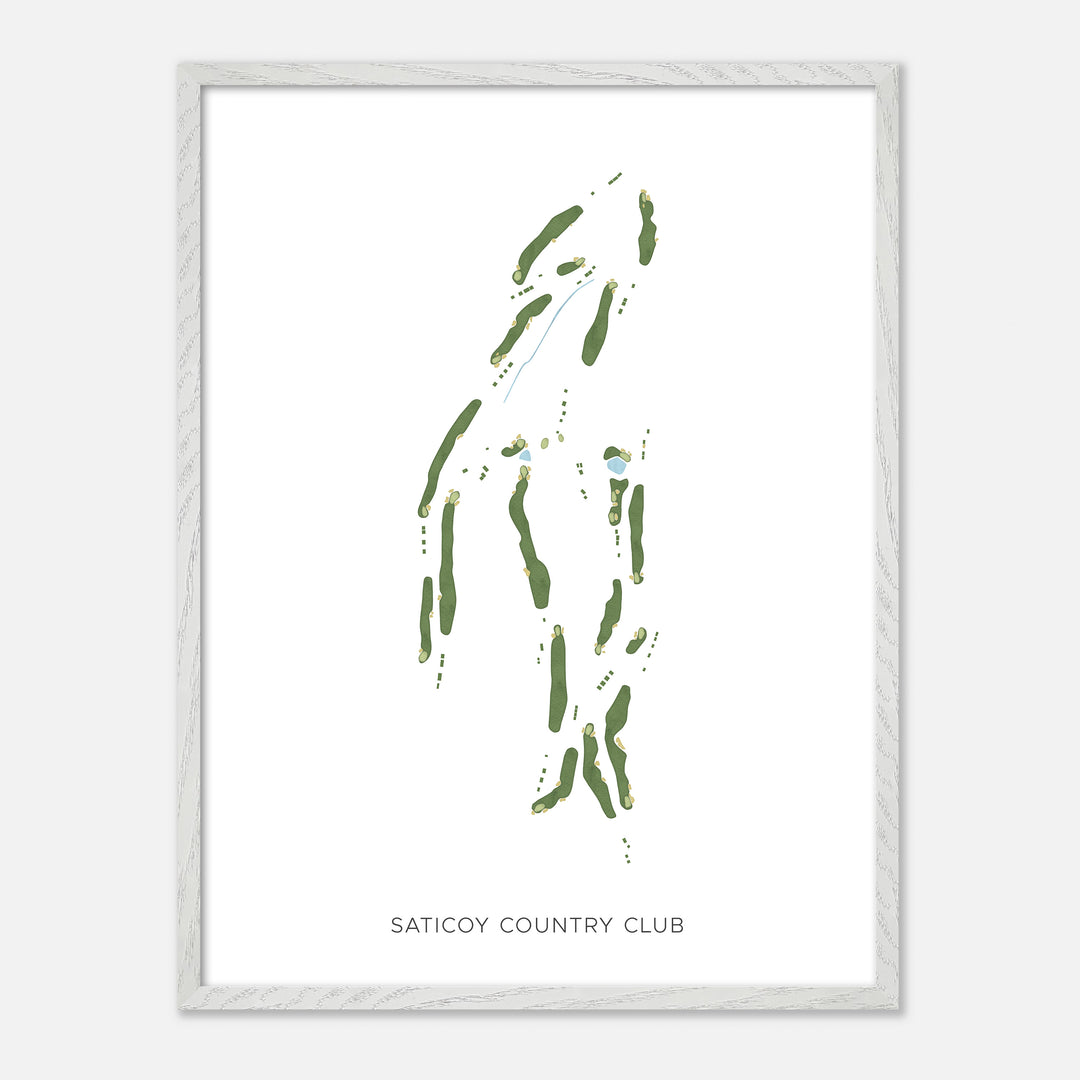 Print of Saticoy Country Club Modern Map