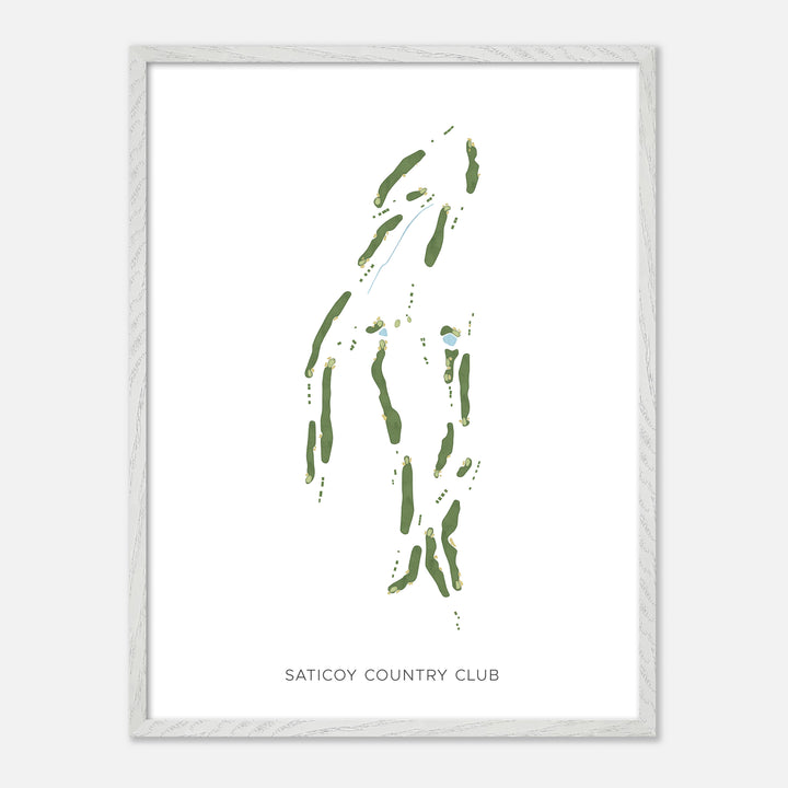 Print of Saticoy Country Club Modern Map