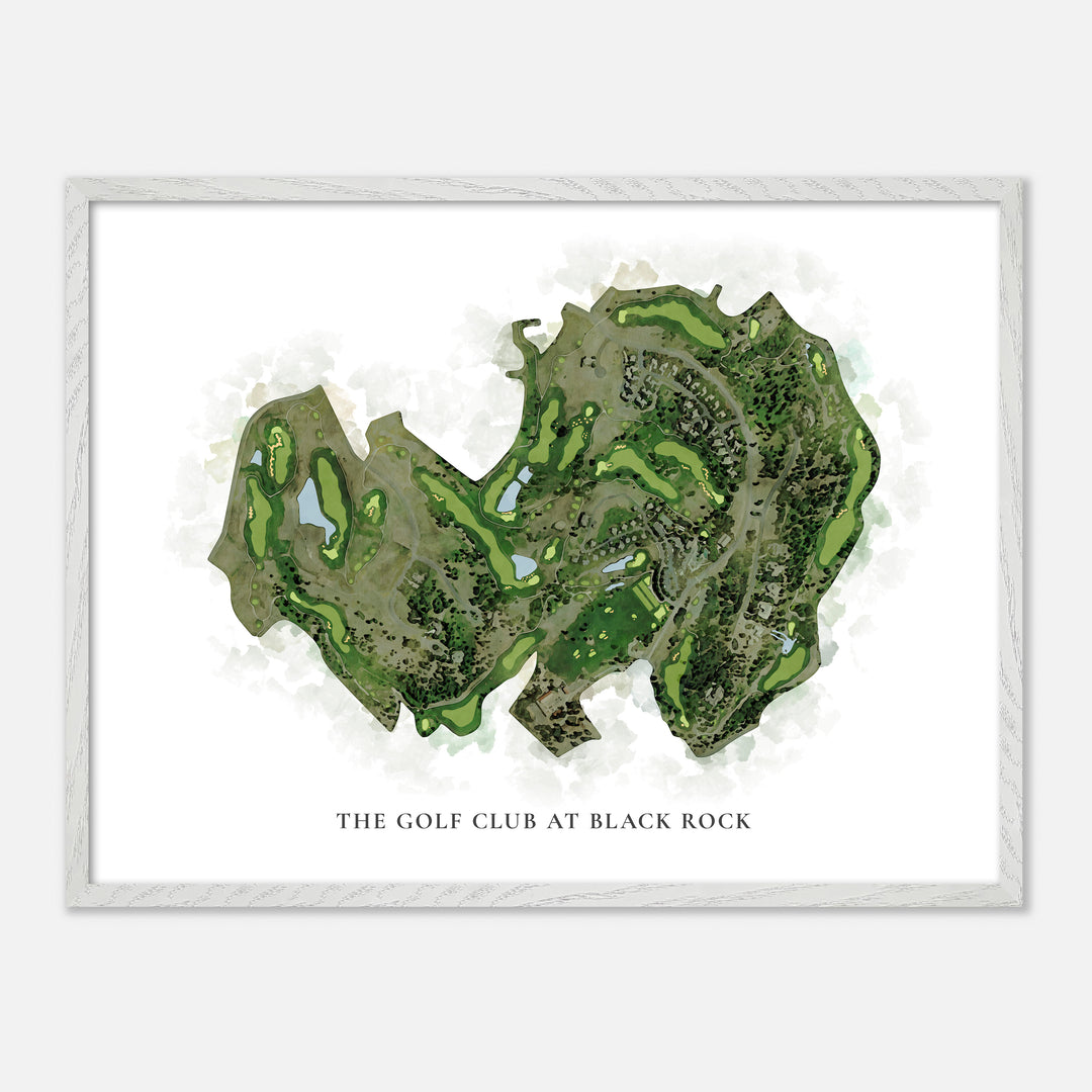 Print of The Golf Club At Black Rock Classic Map