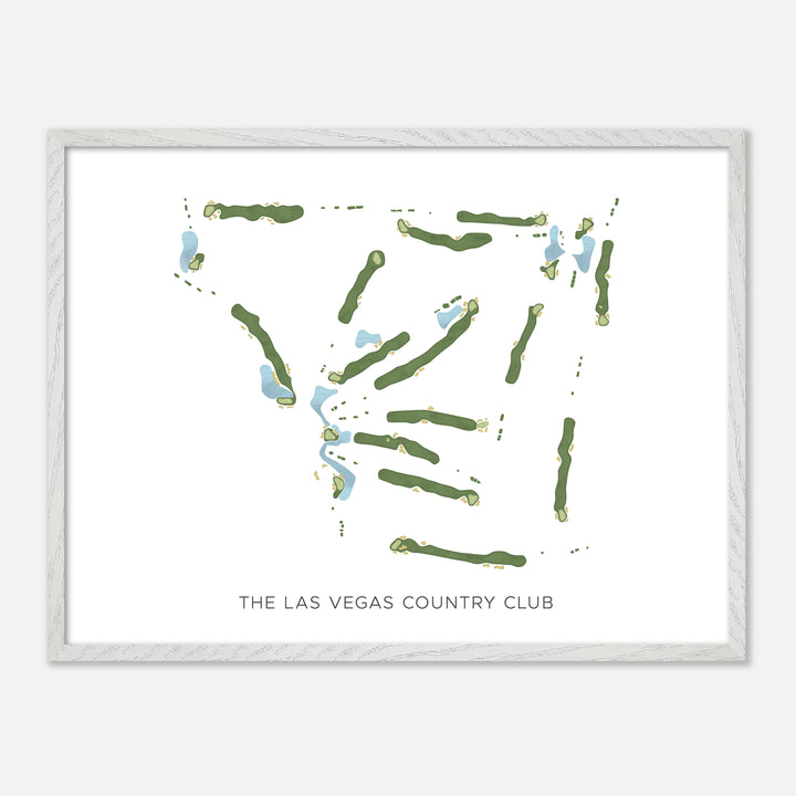 Print of The Las Vegas Country Club Modern Map