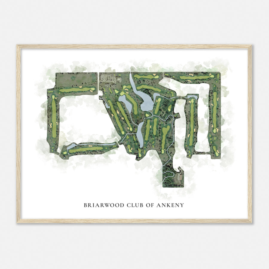 Print of Briarwood Club Of Ankeny Classic Map