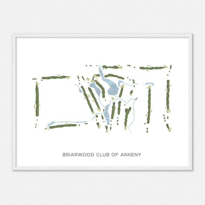 Print of Briarwood Club Of Ankeny Modern Map