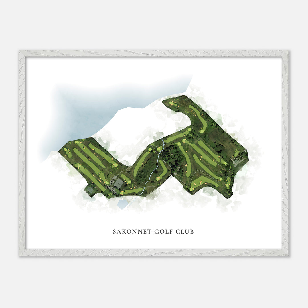 Print of Sakonnet Golf Club Classic Map