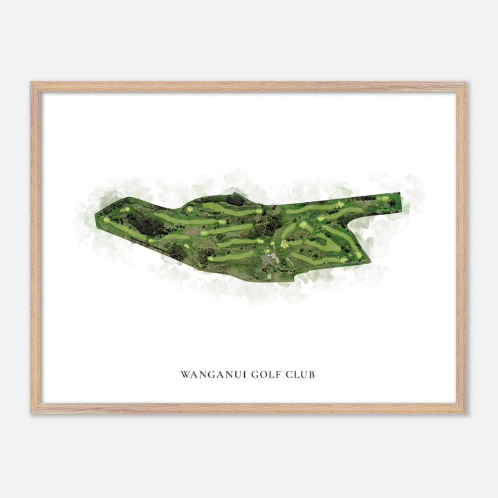 Print of Wanganui Golf Club Classic Map