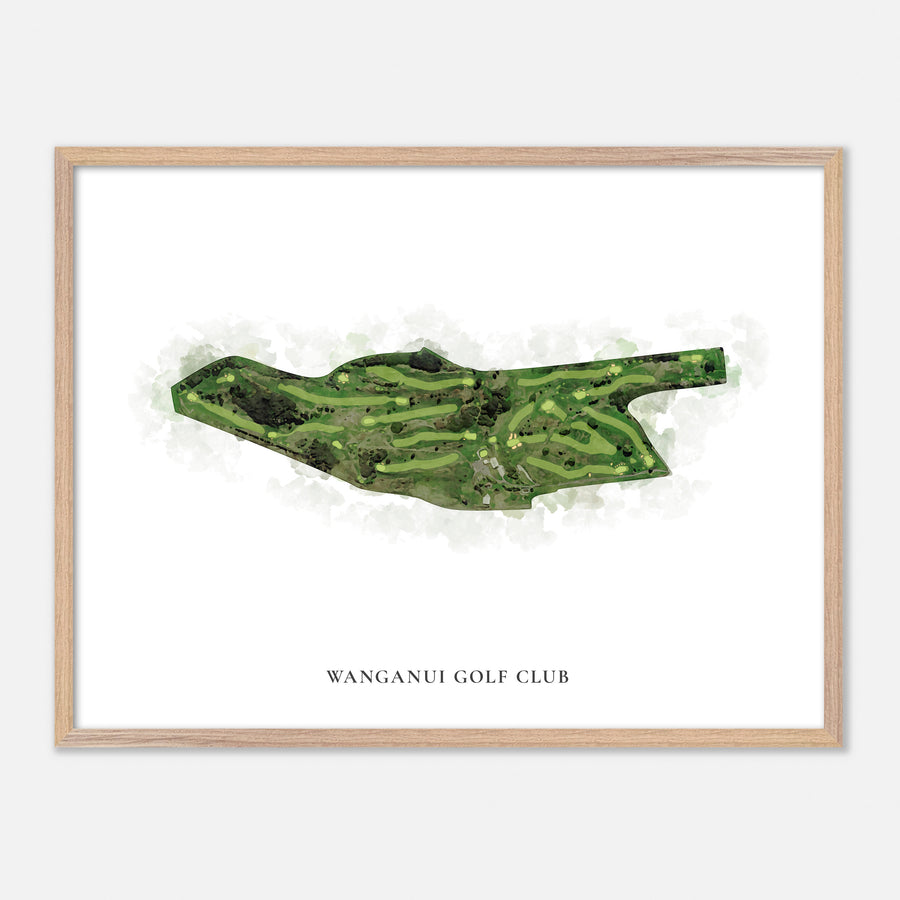 Print of Wanganui Golf Club Classic Map