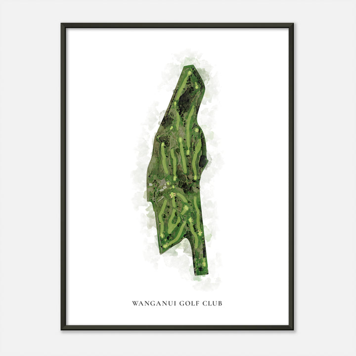 Print of Wanganui Golf Club Classic Map