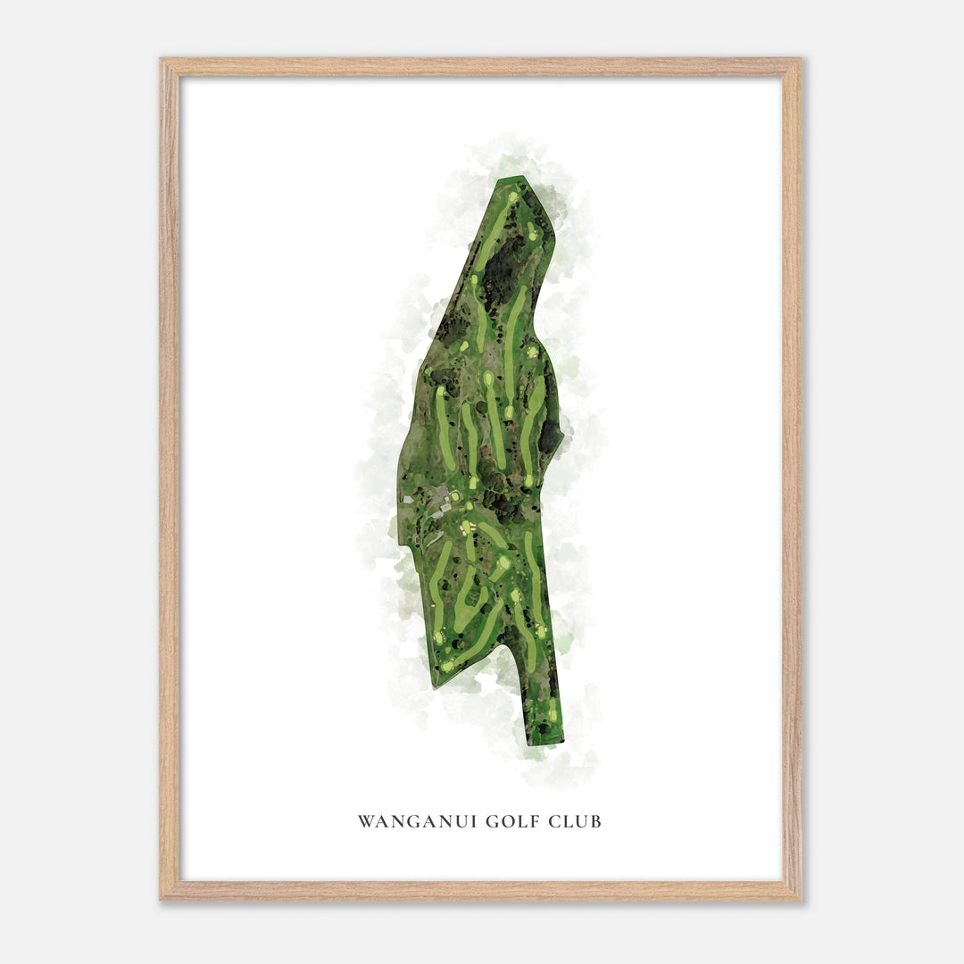 Print of Wanganui Golf Club Classic Map