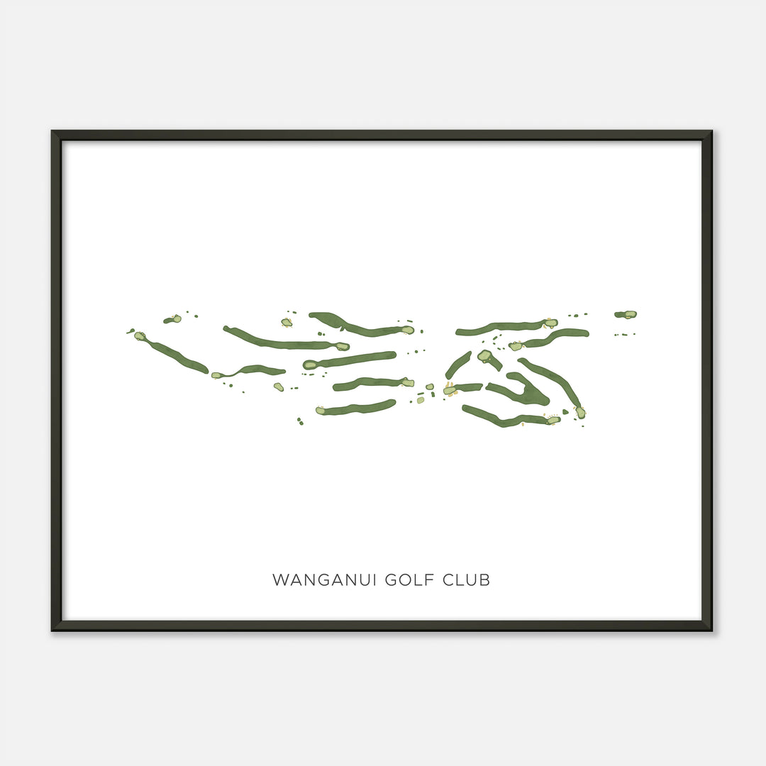 Print of Wanganui Golf Club Modern Map