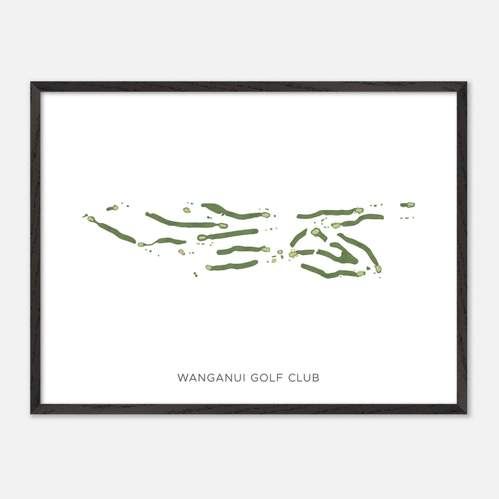Print of Wanganui Golf Club Modern Map