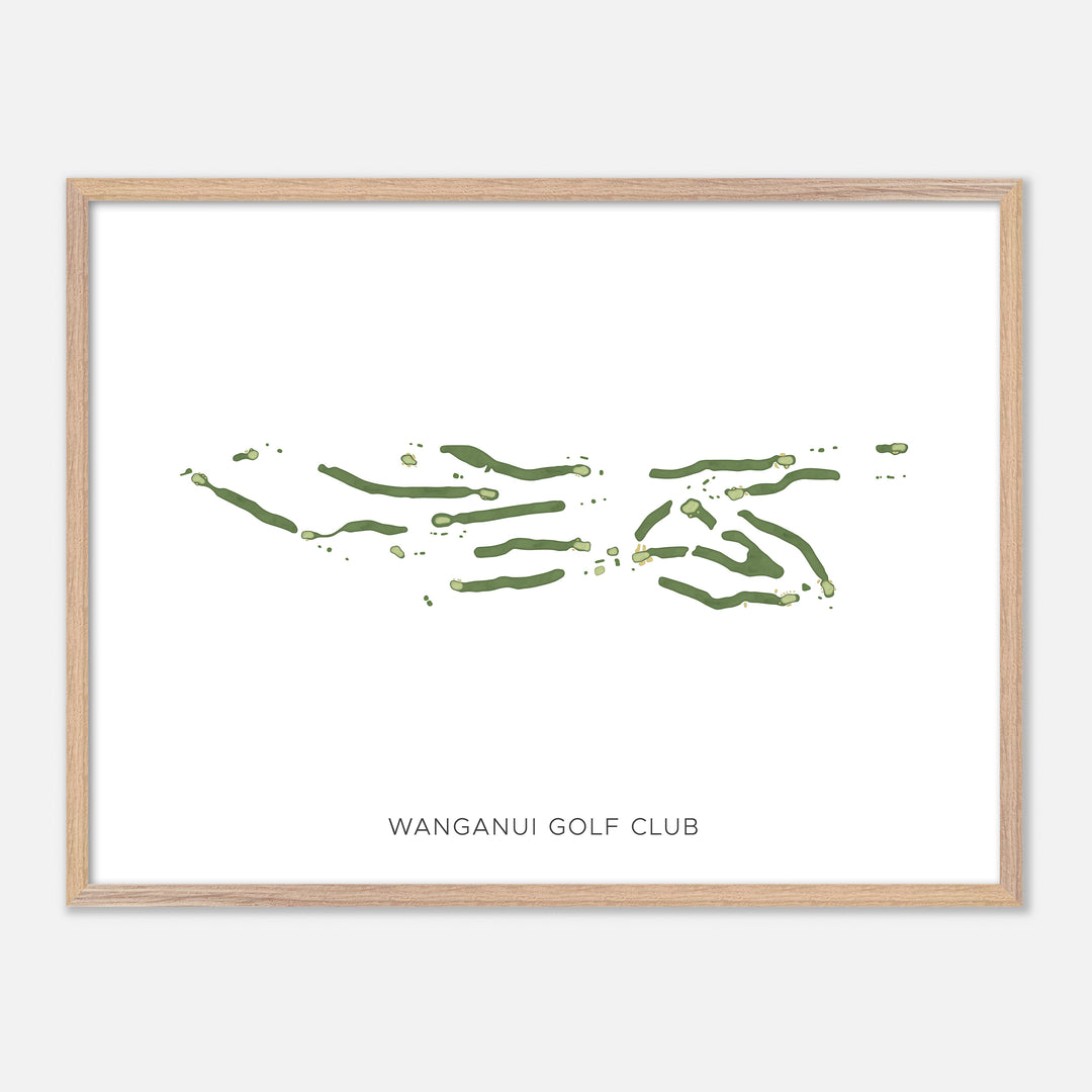 Print of Wanganui Golf Club Modern Map