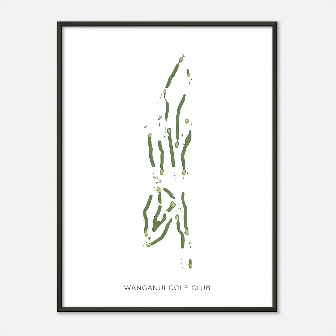 Print of Wanganui Golf Club Modern Map