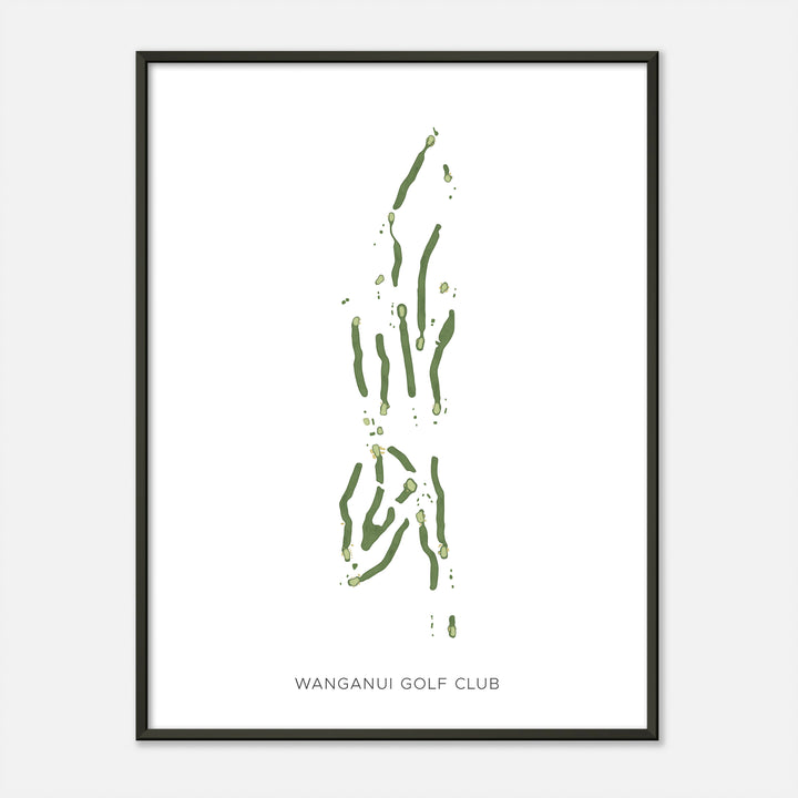 Print of Wanganui Golf Club Modern Map