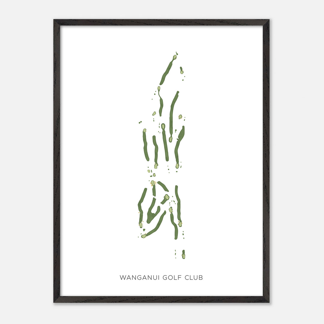 Print of Wanganui Golf Club Modern Map