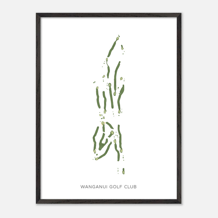 Print of Wanganui Golf Club Modern Map