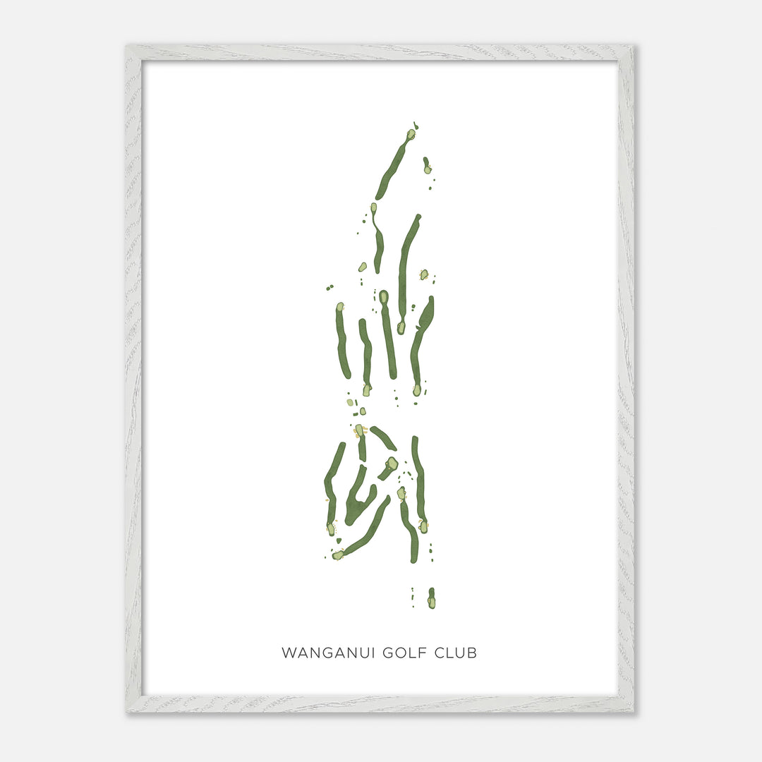 Print of Wanganui Golf Club Modern Map