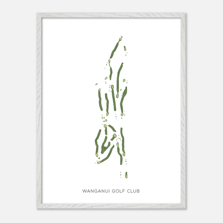 Print of Wanganui Golf Club Modern Map