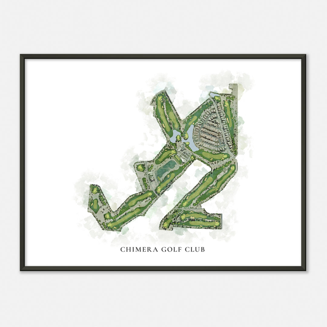 Print of Chimera Golf Club Classic Map