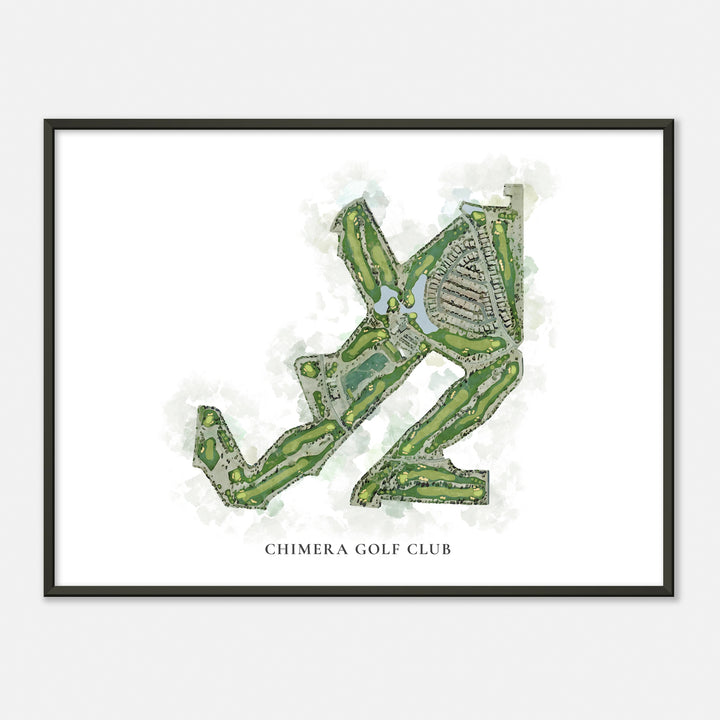 Print of Chimera Golf Club Classic Map