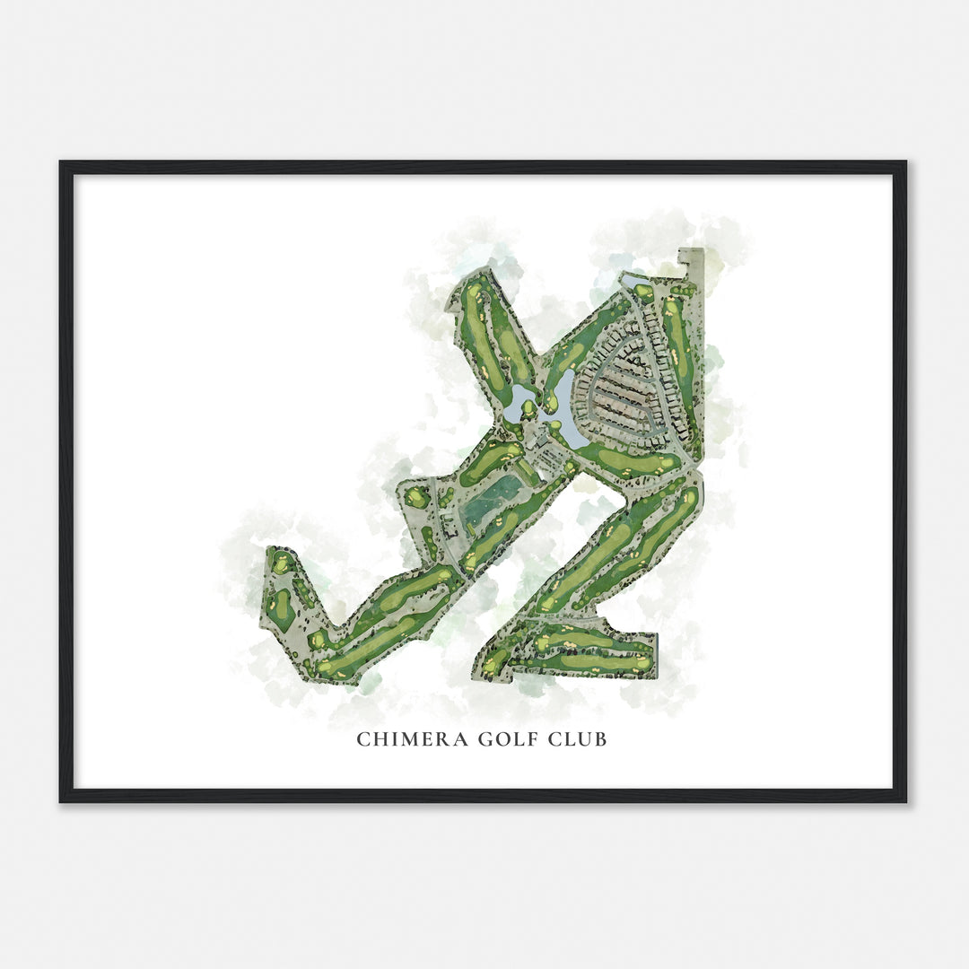 Print of Chimera Golf Club Classic Map