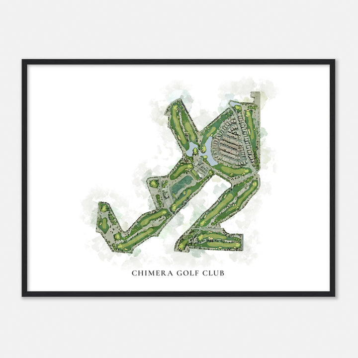 Print of Chimera Golf Club Classic Map