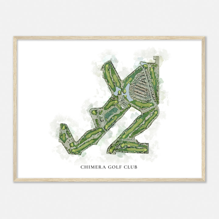 Print of Chimera Golf Club Classic Map