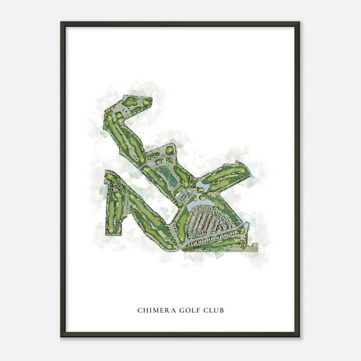 Print of Chimera Golf Club Classic Map