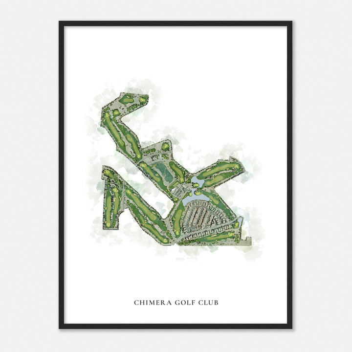 Print of Chimera Golf Club Classic Map