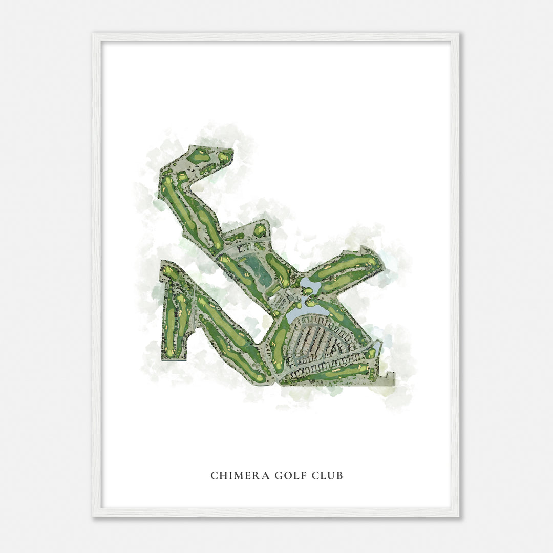 Print of Chimera Golf Club Classic Map