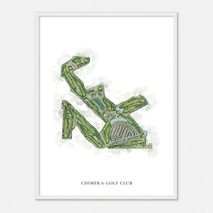 Print of Chimera Golf Club Classic Map
