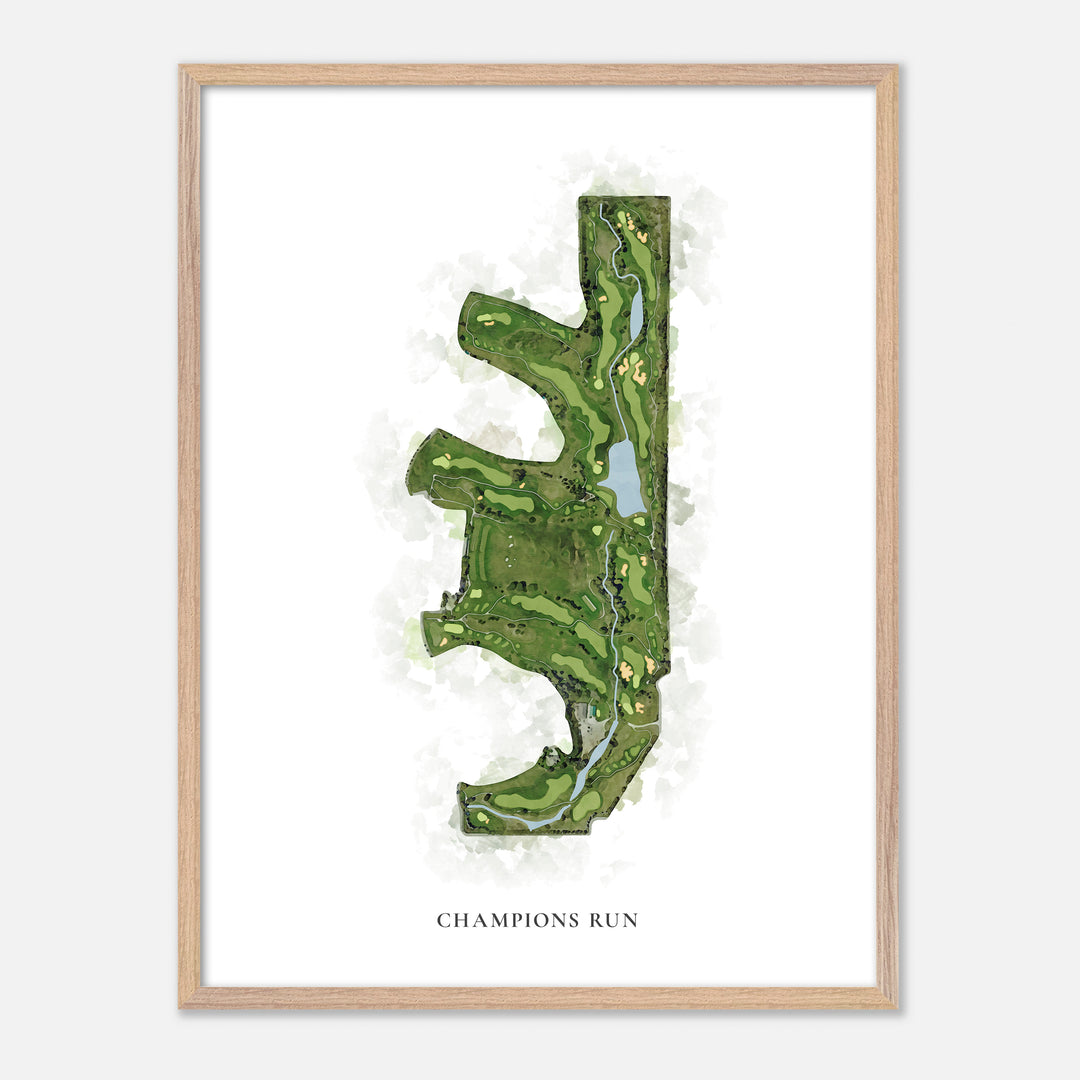 Print of Champions Run Classic Map