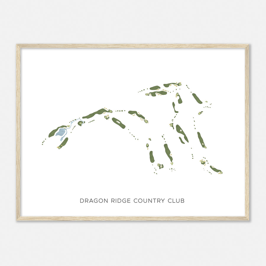 Print of Dragon Ridge Country Club Modern Map