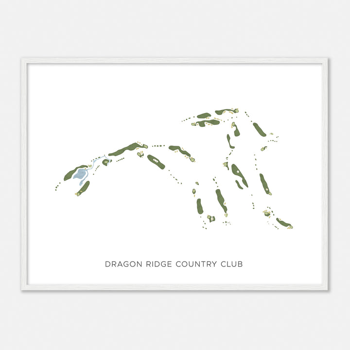 Print of Dragon Ridge Country Club Modern Map
