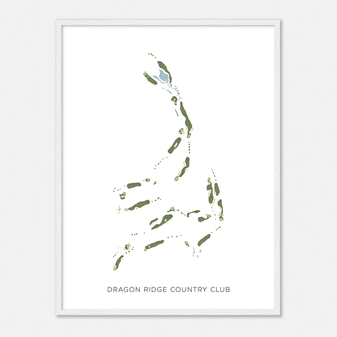 Print of Dragon Ridge Country Club Modern Map
