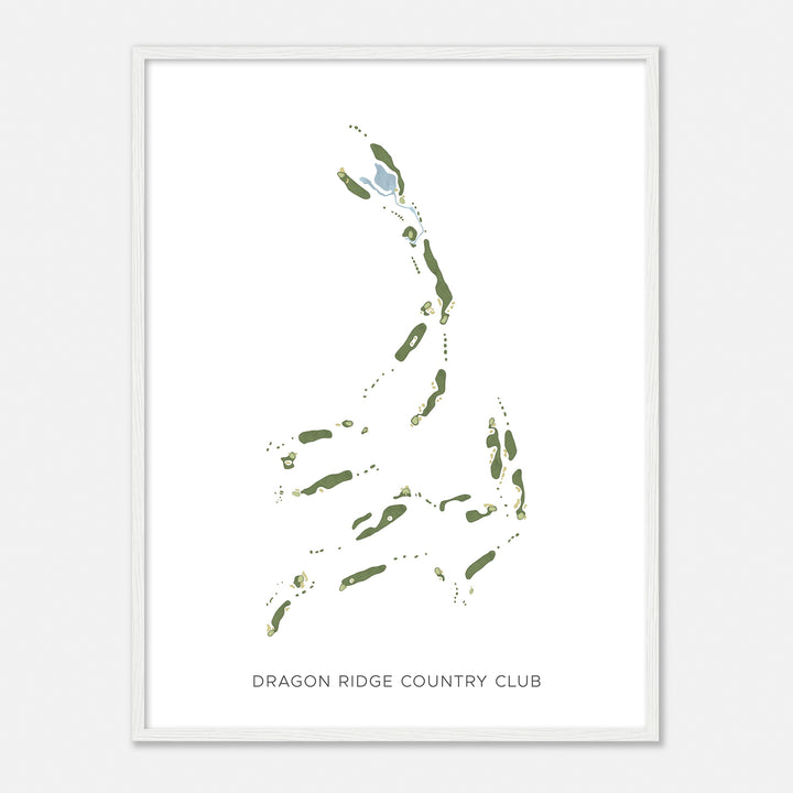 Print of Dragon Ridge Country Club Modern Map