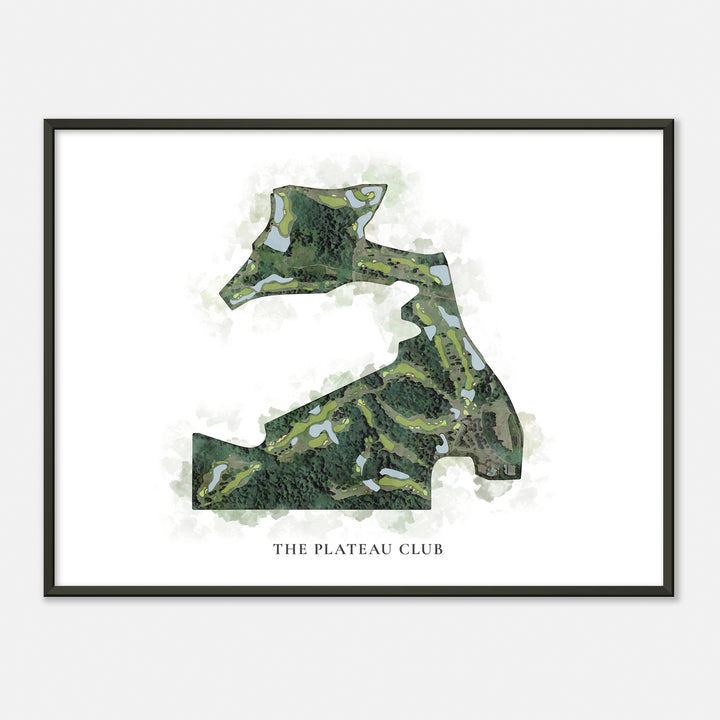 Print of The Plateau Club Classic Map