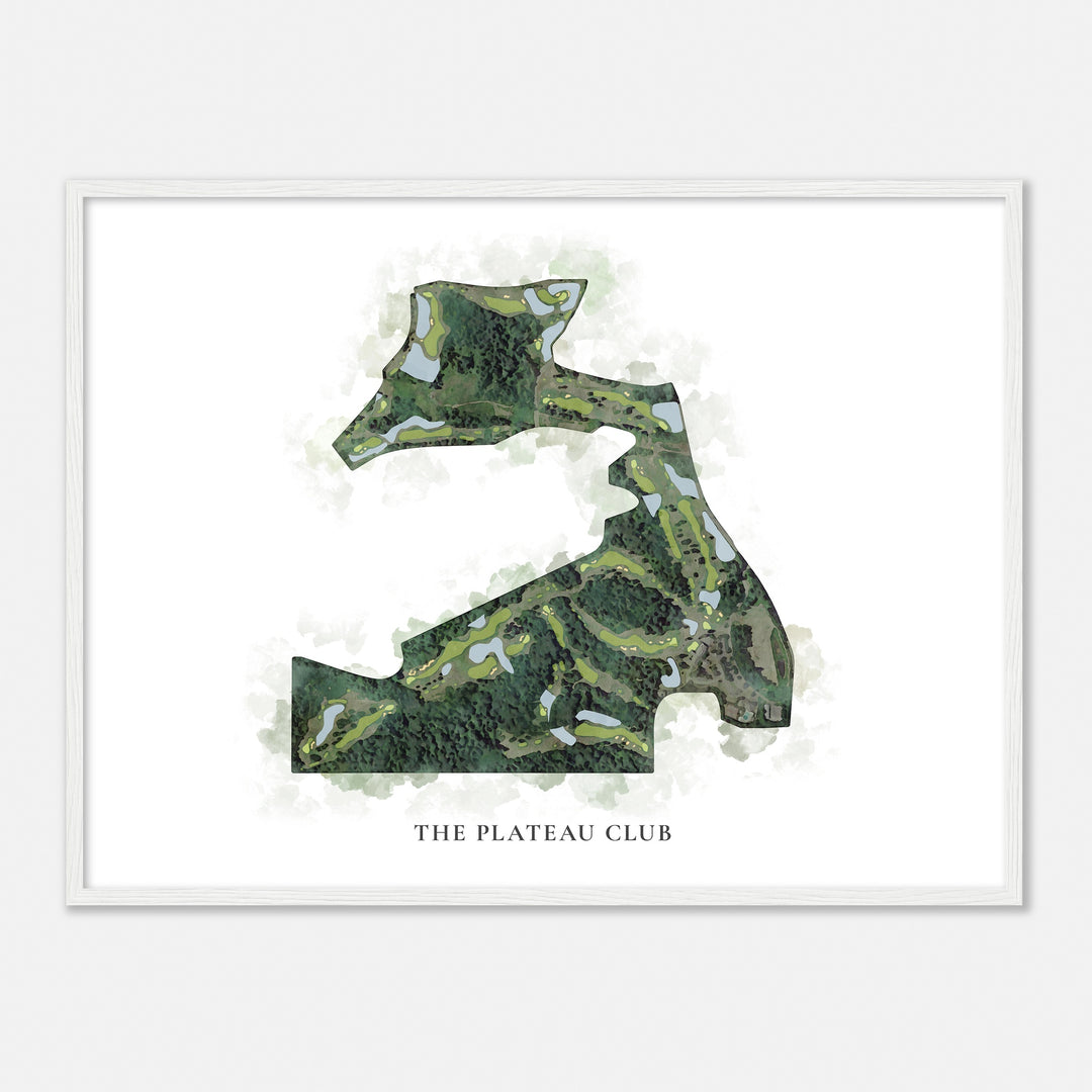 Print of The Plateau Club Classic Map