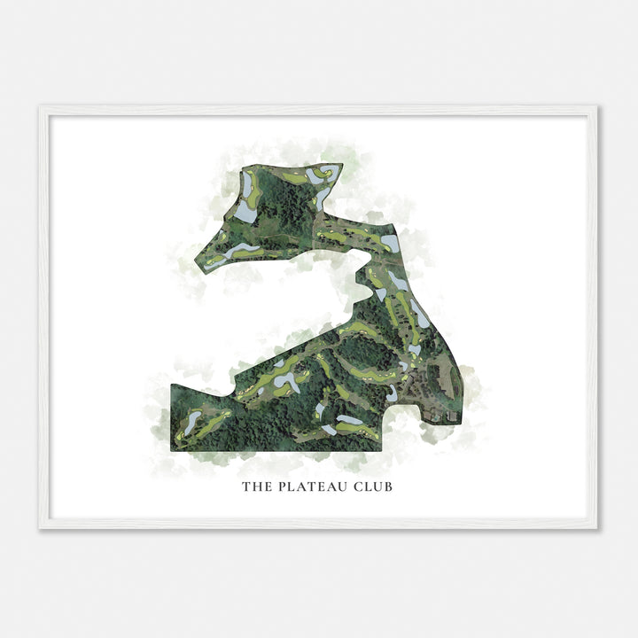 Print of The Plateau Club Classic Map