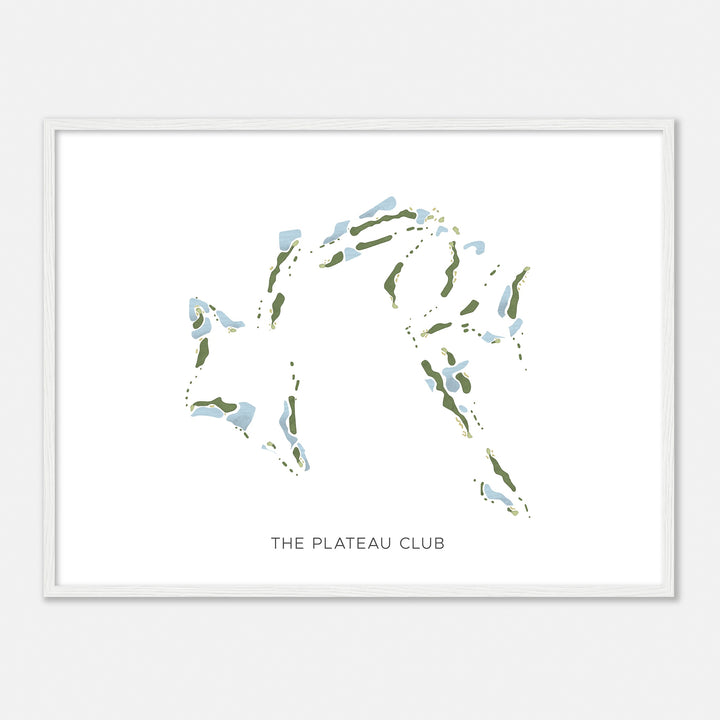 Print of The Plateau Club Modern Map