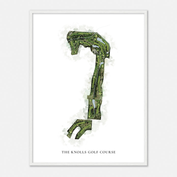 Print of The Knolls Golf Course Classic Map