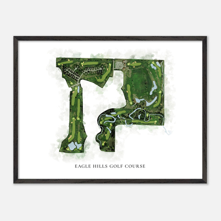 Print of Eagle Hills Golf Course Classic Map
