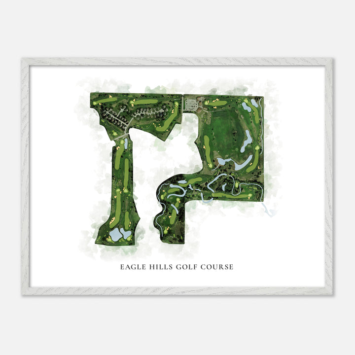 Print of Eagle Hills Golf Course Classic Map