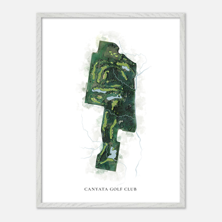 Print of Canyata Golf Club Classic Map