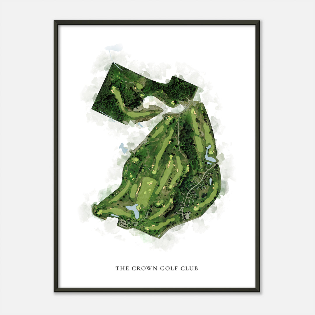 Print of The Crown Golf Club Classic Map