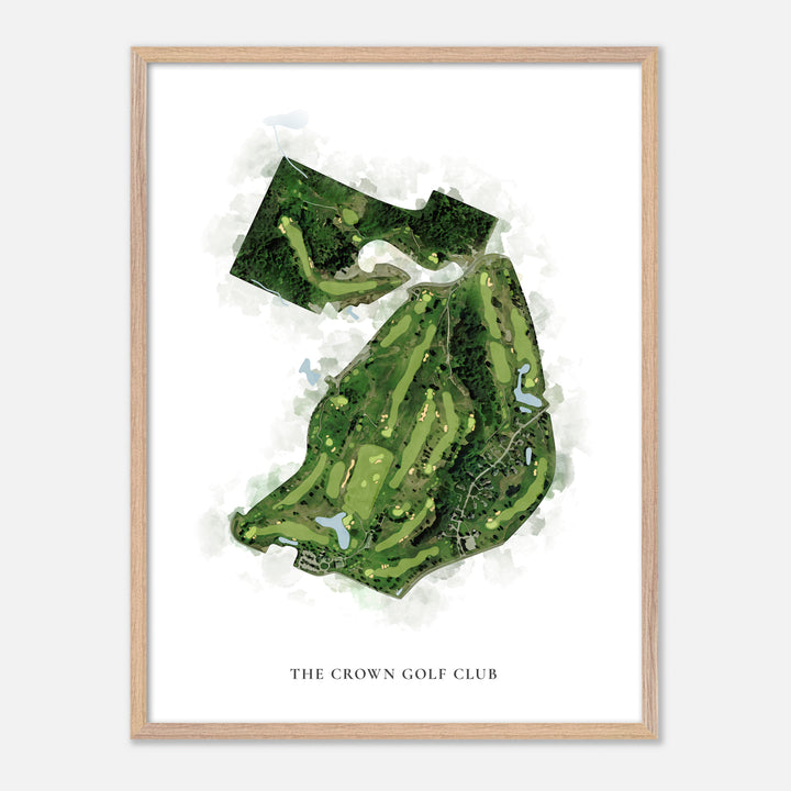 Print of The Crown Golf Club Classic Map