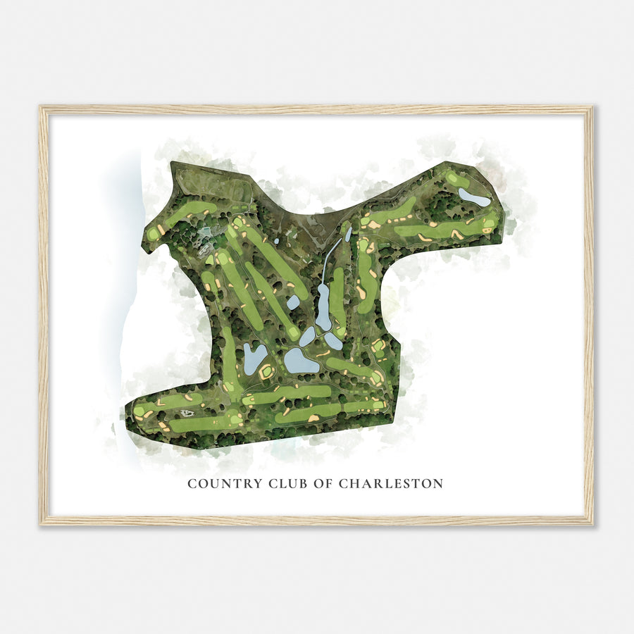 Print of Country Club Of Charleston Classic Map