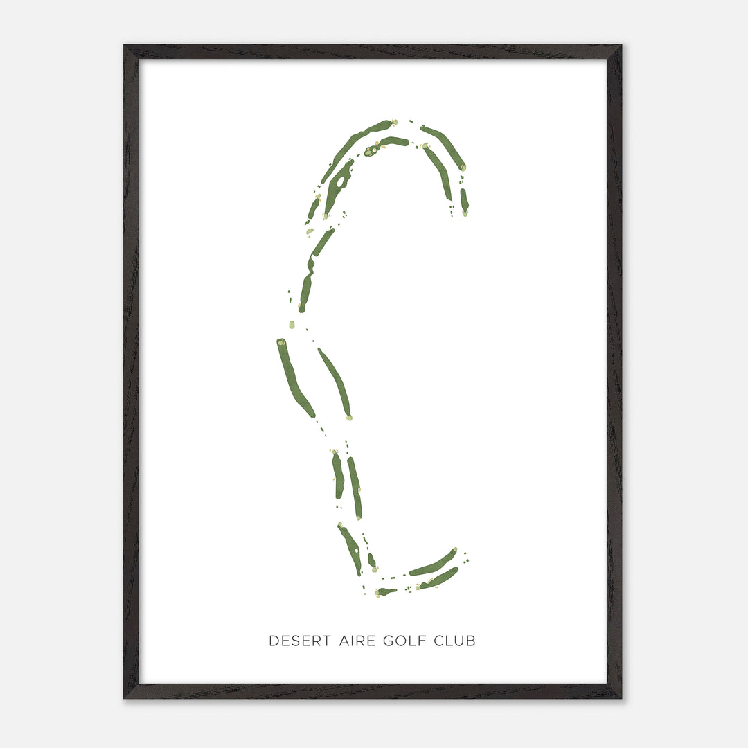 Print of Desert Aire Golf Club Modern Map