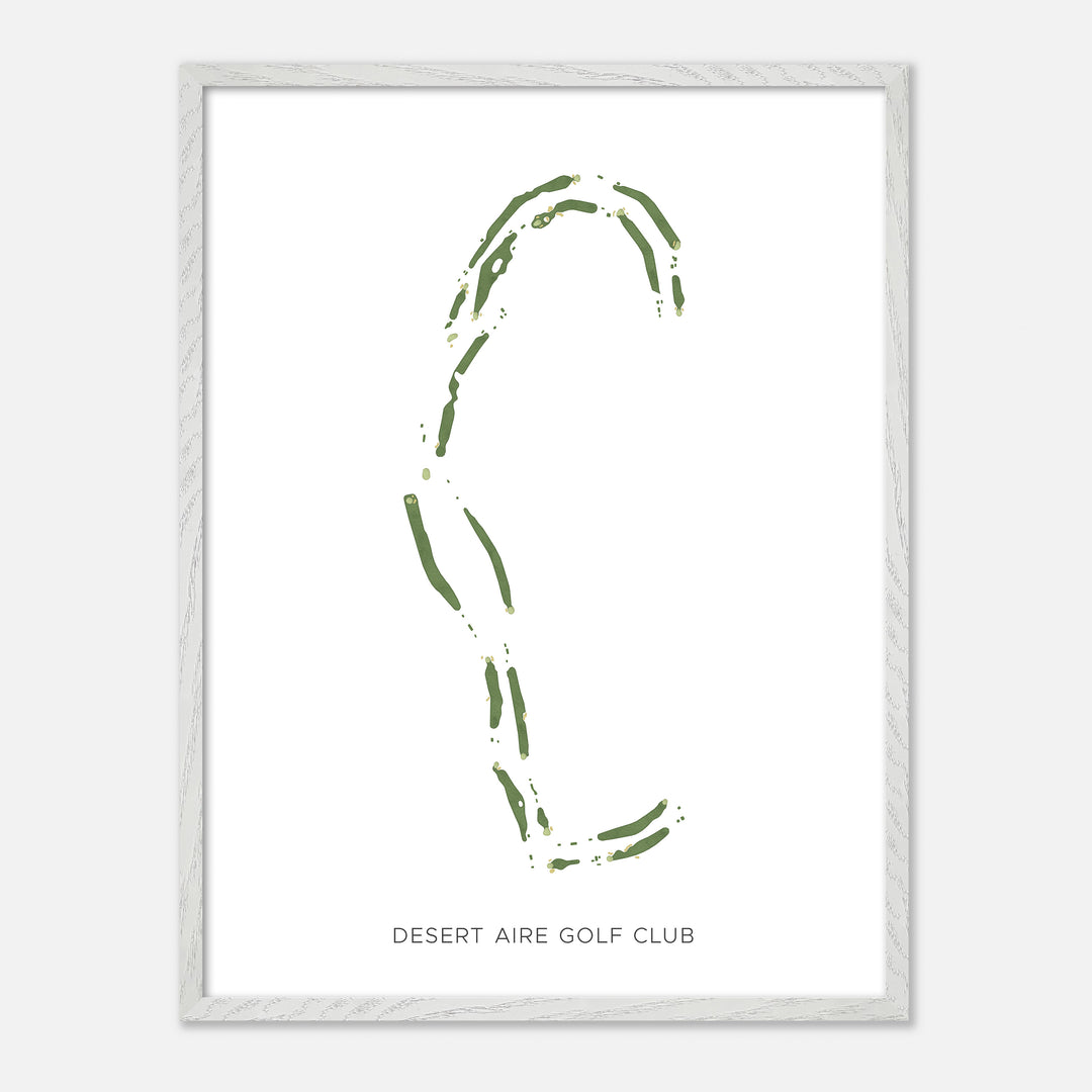 Print of Desert Aire Golf Club Modern Map